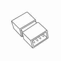 Клемма Volpe UTC-Q220 K14/B67-RGB Clear 025 Polybag 10995