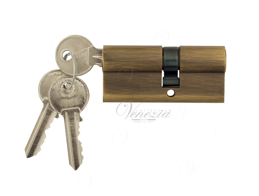 Цилиндр для замка Venezia 30/10/30 мат..бронза ключ/ключ