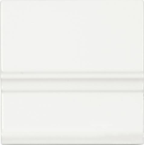 Плитка керамическая Adex Neri Rodapie Clasico Blanco Z плинтус 15х15