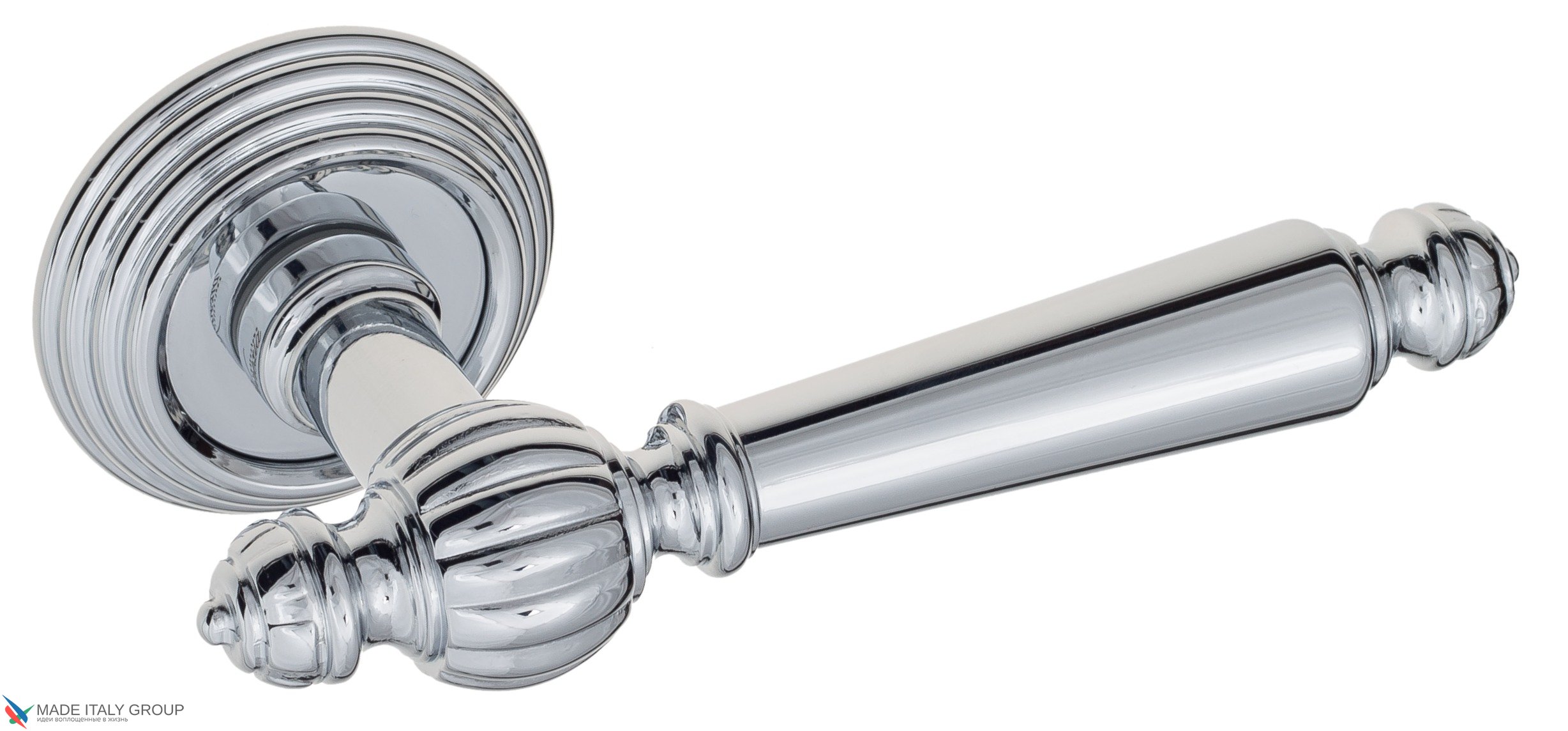 Дверная ручка Venezia "PELLESTRINA" D8 полированный хром