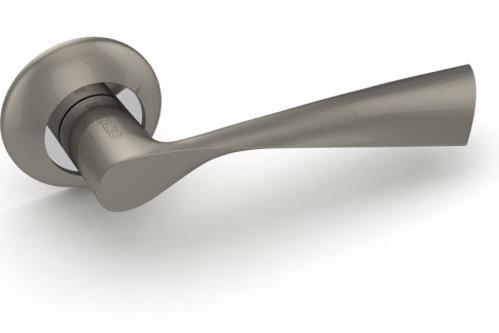 Ручка дверная межкомнатная Fuaro Prima RM SN/CP-3 матовый никель/хром