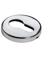 Накладка на замок Morelli Luxury LUX-KH-R5 CRO круглая под евроцилиндр, цвет хром