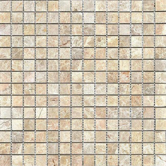 Мозаика Colori Viva Natural Stone CV20085 Mos.Polished Light Emperador 20x20 30,5х30,5