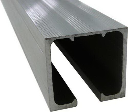 Направляющая для подвесных раздвижных дверей Morelli TRACK SILVER 3M 30х32мм анодированная