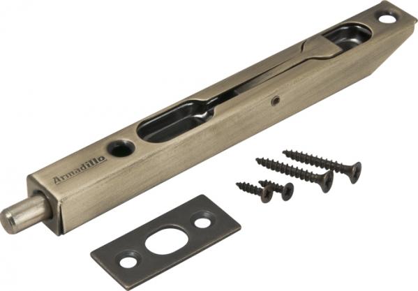 Шпингалет (Ригель) дверной Armadillo FB 5-1/2 AB бронза