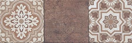 Плитка керамическая Plaza Anexus Brown Mix напольная 19х57