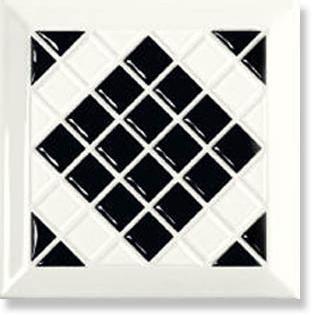 Плитка керамическая Tonalite Diamante Kyoto Nero декор 15х15