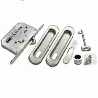 Ручки купе для раздвижных дверей Morelli MHS150 L SC матовый хром