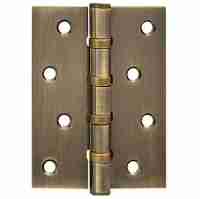 Комплект 10 шт. - Петля дверная универсальная стальная Fuaro 4BB 100x75x2,5 WAB