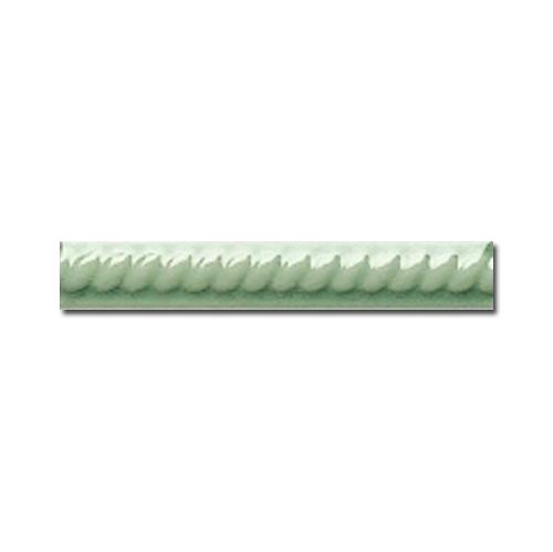 Плитка керамическая Adex Modernista Trenza Pb C/C Verde Oscuro бордюр 2,5х15