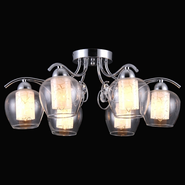 Люстра потолочная Natali Kovaltseva 75020-6C CHROME