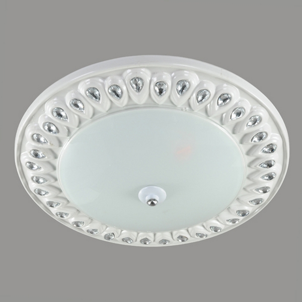 Светильник потолочный круглый Elvan MDG6271-3 WT