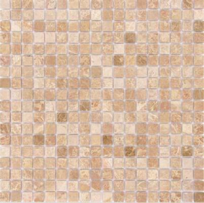 Мозаика Карамелле Pietrine Emperador Light MAT чип 15x15х4 30,5х30,5