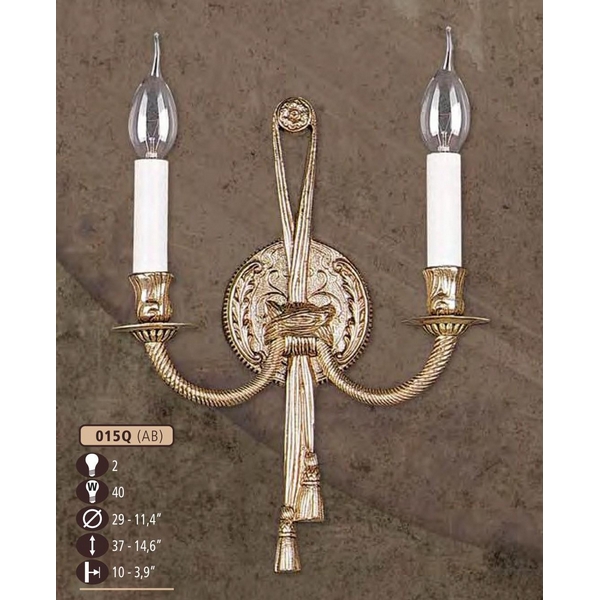 Бра Riperlamp 015Q/2 AB