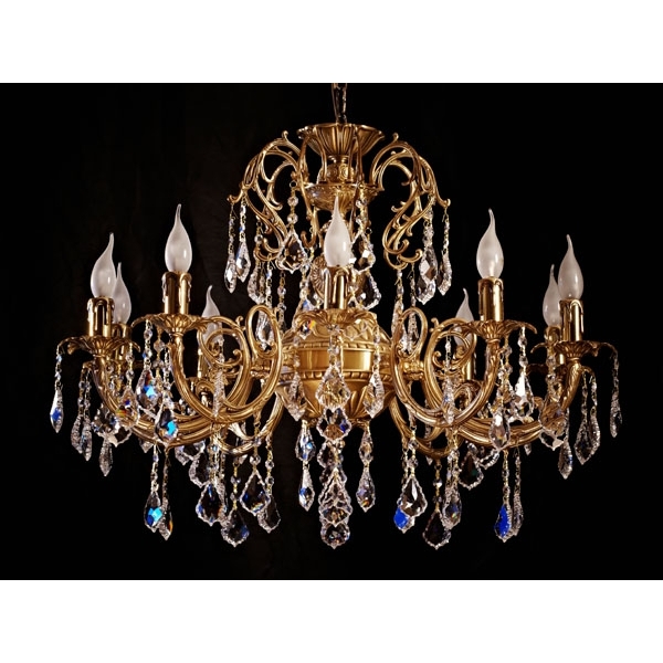 Люстра подвесная Brizzi 8888/10 AB Leaf crystal