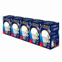 Лампа светодиодная Uniel E27 10W 3000K матовая LED-A60 10W/WW/E27/FR PLP01WH Набор из 5штук UL-00008087