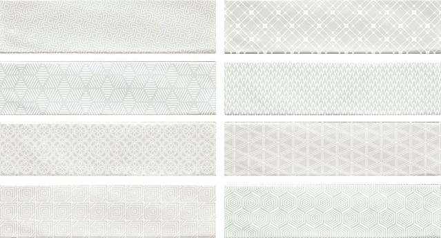 Плитка керамическая Cifre Decor Opal White настенная 7,5х30