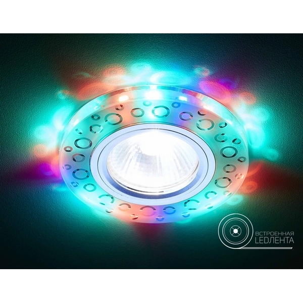 Светильник точечный Ambrella Декоративные Led+mr16 S218 WH/CH/M
