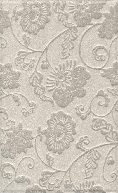 Плитка настенная Kerama Marazzi Сады Сабатини серый структура 6393 25х40