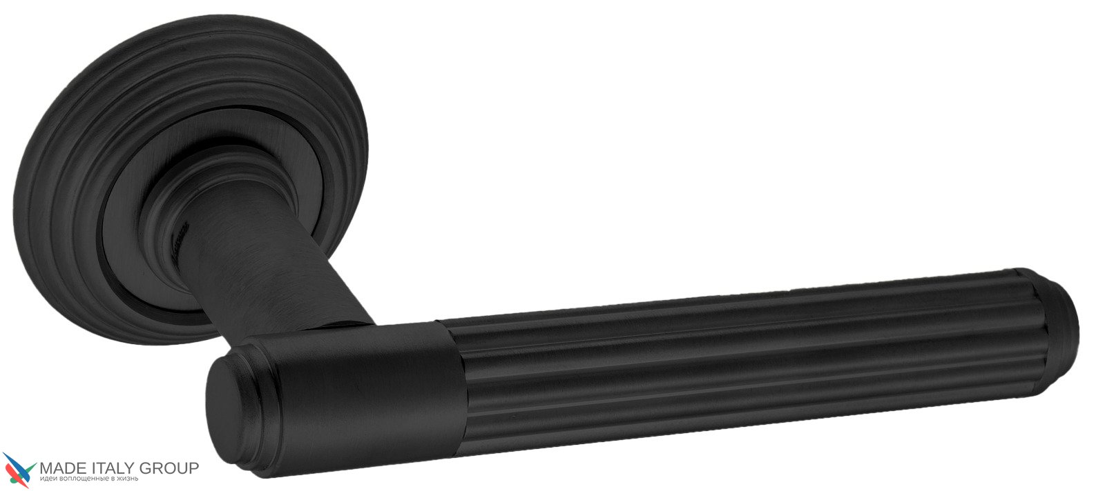 Дверная ручка Venezia "EXA TUBE" D8 черный