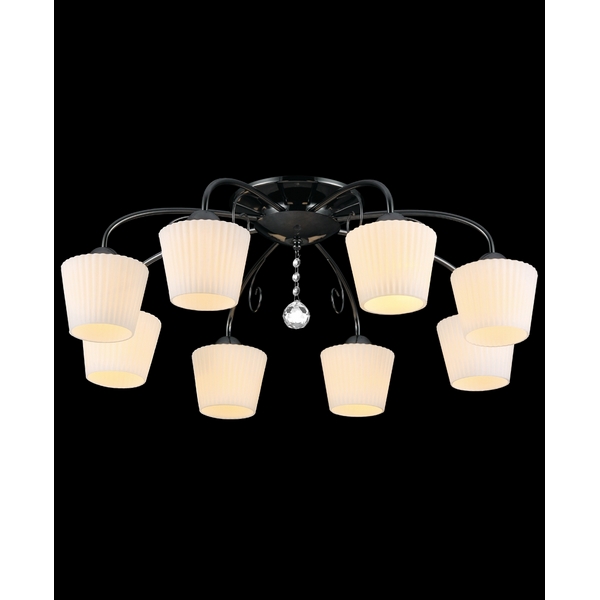 Потолочная люстра Natali Kovaltseva 11437 11437/8С DARK CHROME