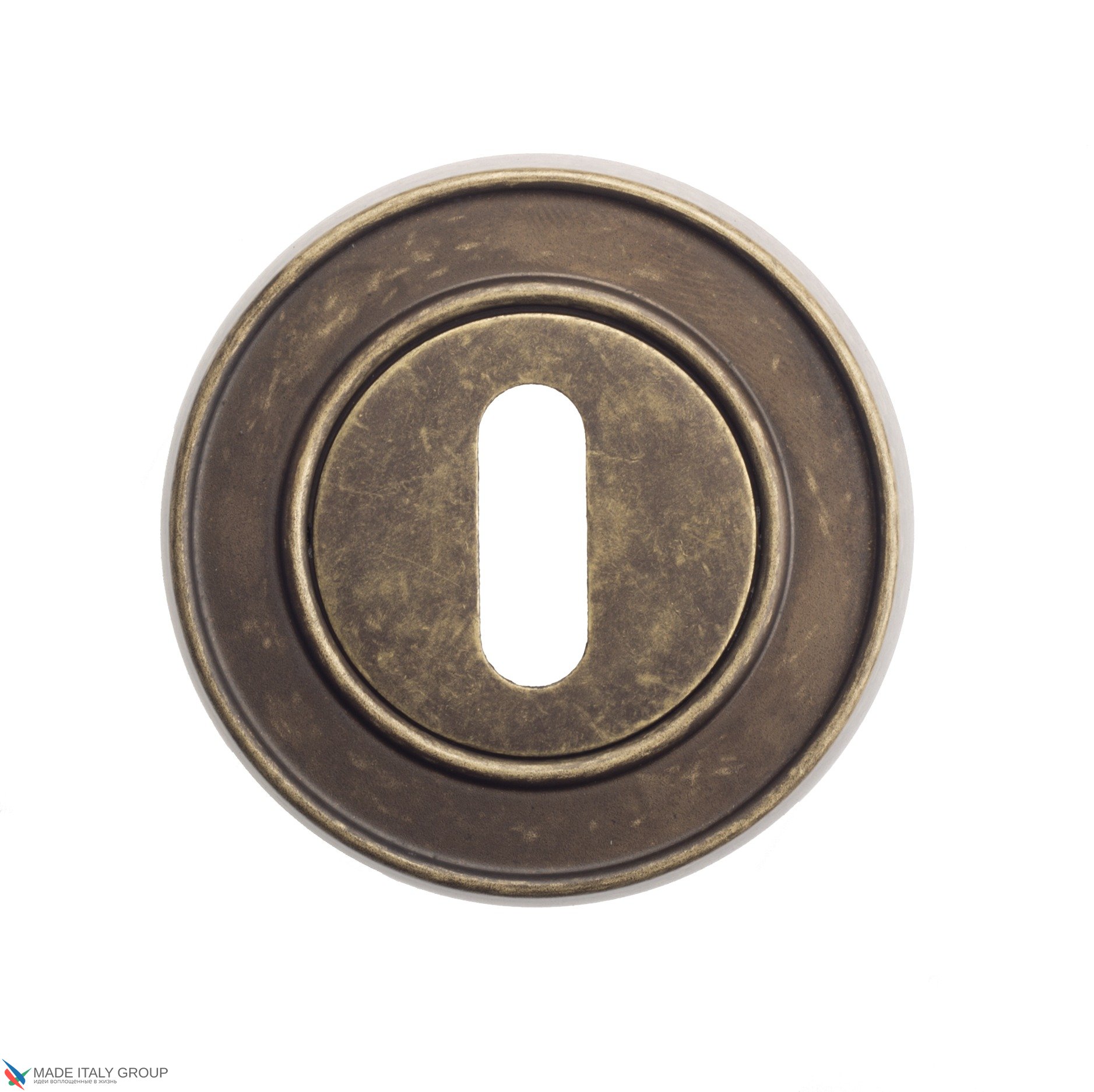 Накладка дверная под ключ буратино Venezia KEY-1 D6 античная бронза (2шт.)