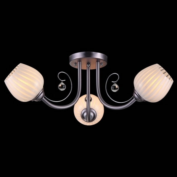 Потолочная люстра Natali Kovaltseva 11408 11408/3C CHROME, GREY