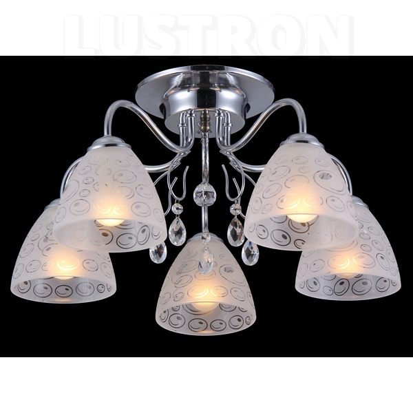 Люстра потолочная Natali Kovaltseva 11453/5C CHROME