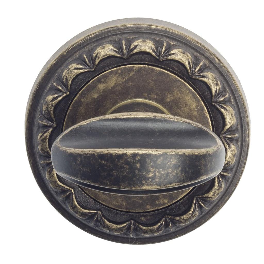 Завертка дверная сантехническая Venezia WC-2 D2 античная бронза