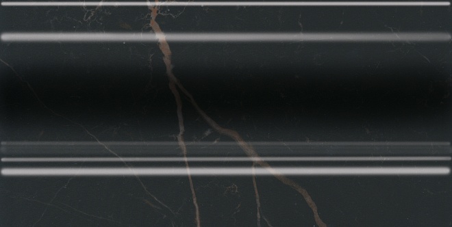 Плинтус Kerama Marazzi Алькала черный FMD017 10х20