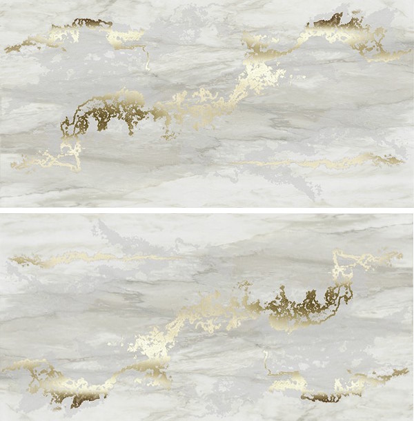 Керамогранит Brennero Decor Solitaire Gold Grey Lapp/Rett 30x60 (комп/2 шт)