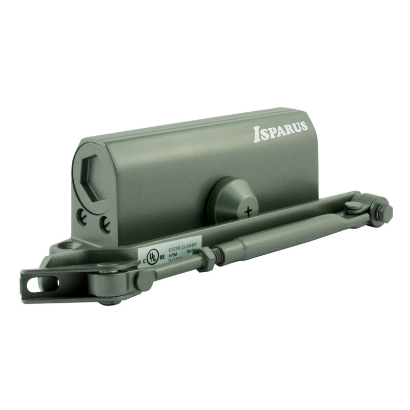 Доводчик дверной морозостойкий ISPARUS ISP 430 (от 50 до 110кг) бронза