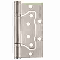 Петля Fuaro (Фуаро) универсальная без врезки IN4500W SN (500-2BB 100x2,5) мат. никель