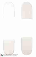 Колпачки для петель К7000, COVER BI, (4 шт.) цвет БЕЛЫЙ