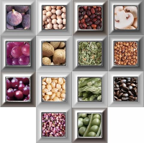 Плитка керамическая Absolut keramika Cube Kitchen Decor Mix 14 pz Cube Gold Kitchen декор 10х10