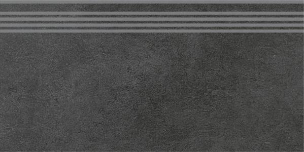 Керамогранит Kerama Marazzi Sg211300R\Gr Дайсен Черный Обрезной ступень 30х60