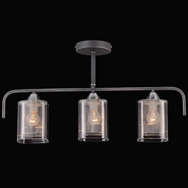 Люстра потолочная Natali Kovaltseva 75066/3C STAIN SILVER