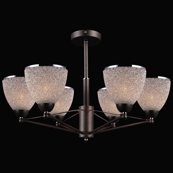 Люстра потолочная Natali Kovaltseva Chambery Chambéry 75113-6C GRAY, CHROME