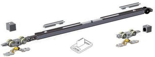 Комплект с двойным доводчиком Morelli Innovation STABLE SET V-3, до 100кг, ширина двери 760 - 1100мм