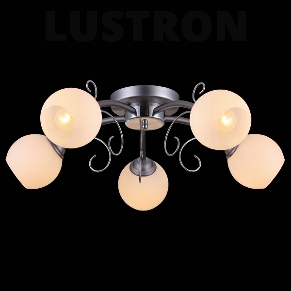 Люстра потолочная Natali Kovaltseva 11407/5C CHROME, GREY