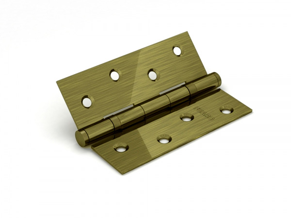 Петля дверная стальная универсальная  Fuaro 2BB 100x75x2,5 WAB (мат. бронза)