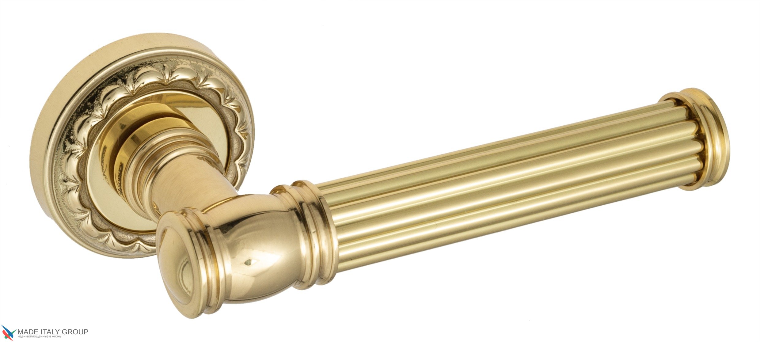 Дверная ручка Venezia "IMPERO" D2 полированная латунь