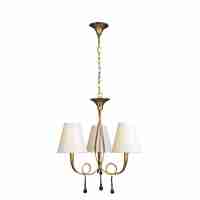 Подвесная люстра Mantra Paola Painted Gold 3542