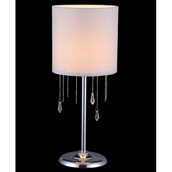 Интерьерная настольная лампа Natali Kovaltseva MONZA 11426/1 CHROME