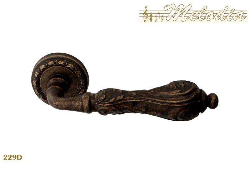 Ручка дверная межкомнатная Melodia 50D Libra 229D Античная бронза