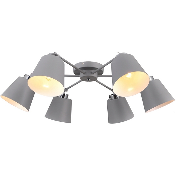 Потолочная люстра Natali Kovaltseva Simply SIMPLY 75099/6C STAIN GRAY
