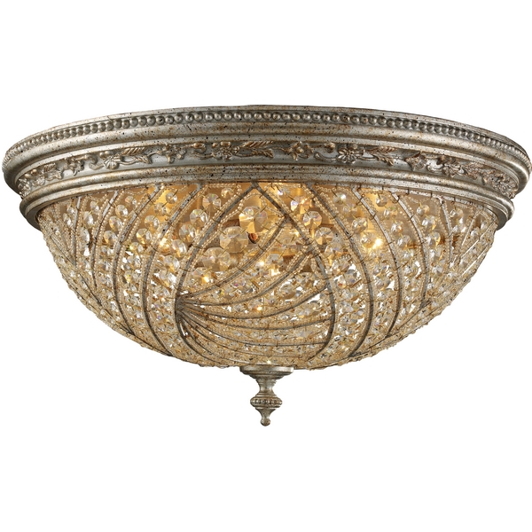 Светильник потолочный круглый N-Light 6232/8A sunset silver