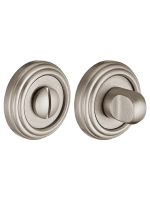 Завертка сантехническая Morelli Luxury LUX-WC-WD NIS на круглой розетке цвет матовый никель