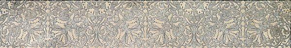 Плитка керамическая Impronta Marmi Imperiali Sipario Silver Listello бордюр 15х90
