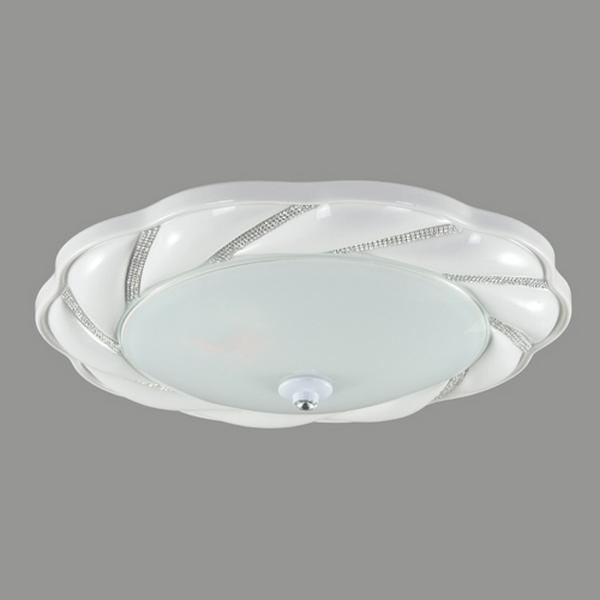 Светильник потолочный круглый Elvan MDG6275-3 WT